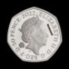 The Snowman and the Snowdog 2022 50p Silver Proof Trial Piece - 2