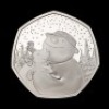 The Snowman and the Snowdog 2022 50p Silver Proof Trial Piece