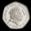 50 Years of Pride 2022 50p Silver Proof Trial Piece - 2