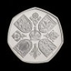 Her Majesty Queen Elizabeth II 2022 50p Silver Proof Trial Piece