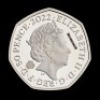 Alan Turing 2022 50p Silver Proof Piedfort Trial Piece - 2