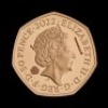 50 Years of Pride 2022 50p Gold Proof Piedfort Trial Piece - 2