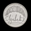 The Queen's Reign Charity and Patronage 2022 &pound;5 Silver Proof Trial Piece