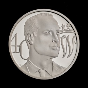 The 40th Birthday of HRH The Duke of Cambridge 2022 £5 Silver Proof Piedfort Trial Piece