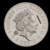 The Queens Reign Charity and Patronage 2022 &pound;5 Silver Proof Piedfort Trial Piece - 2