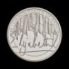 The Queens Reign The Commonwealth 2022 &pound;5 Silver Proof Piedfort Trial Piece