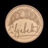 The Queen's Reign Charity and Patronage 2022 &pound;5 Gold Proof Trial Piece