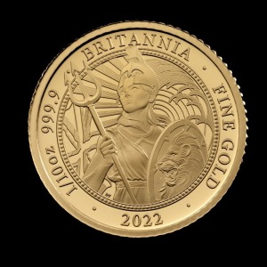 The Britannia 2022 1/10oz Gold Proof Trial Piece