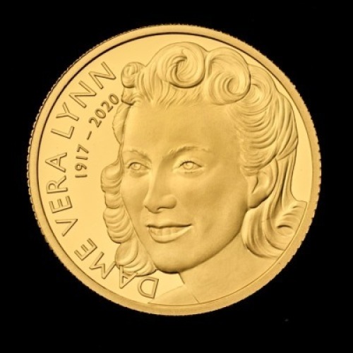 Dame Vera Lynn 2022 1/4 Oz Gold Proof Trial Piece