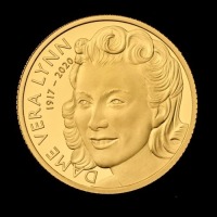 Dame Vera Lynn 2022 1/4 Oz Gold Proof Trial Piece
