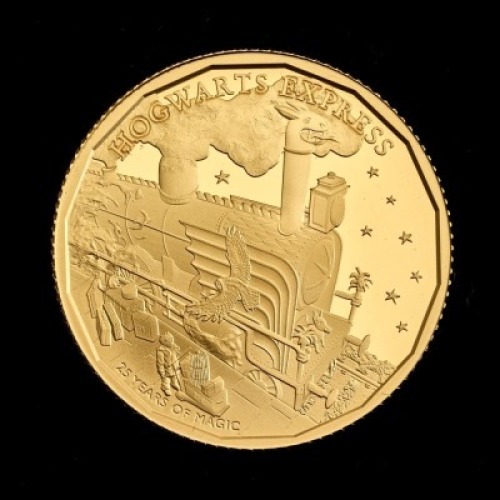 Hogwarts Express 2022 1/4 oz Gold Proof Trial Piece
