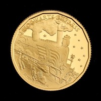 Hogwarts Express 2022 1/4 oz Gold Proof Trial Piece