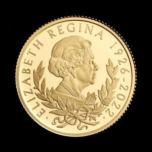 Her Majesty Queen Elizabeth II 2022 1/4oz Gold Proof Trial Piece