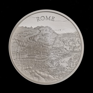 City Views Rome 2022 1oz Silver Proof Trial Piece