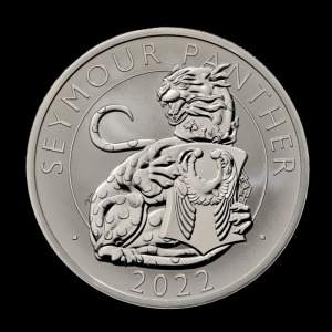 The Royal Tudor Beasts The Seymour Panther 2022 1oz Silver Reverse Frosted Proof Trial Piece