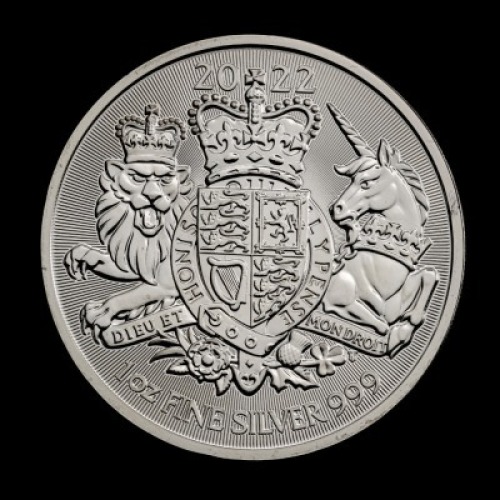 The Royal Arms 2022 1oz Silver Bullion Trial Piece