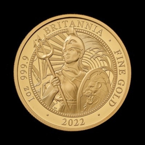 The Britannia 2022 1oz Gold Proof Trial Piece