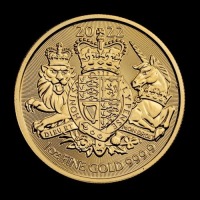 The Royal Arms 2022 1oz Gold Bullion Trial Piece