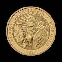 The Britannia 2022 2oz Gold Proof Trial Piece