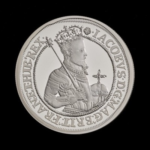 British Monarchs King James I 2022 2oz Silver Proof Trial Piece