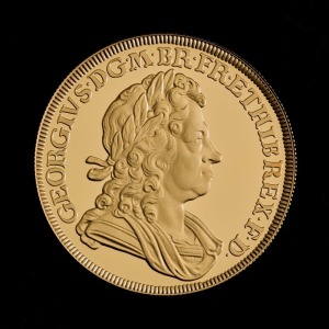 British Monarchs King George I 2022 2oz Gold Proof Trial Piece