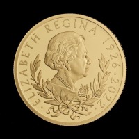 Her Majesty Queen Elizabeth II 2022 2oz Gold Proof Trial Piece