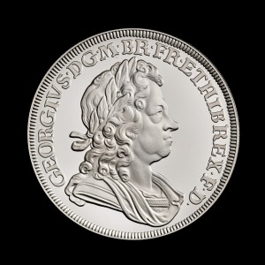 British Monarchs King George I 2022 5oz Silver Proof Trial Piece`