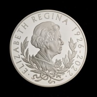 Her Majesty Queen Elizabeth II 2022 5oz Silver Proof Trial Piece
