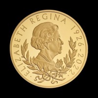 Her Majesty Queen Elizabeth II 2022 5oz Gold Proof Trial Piece