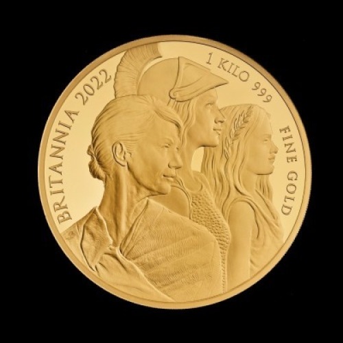 The Britannia 2022 1kg Gold Proof Trial Piece