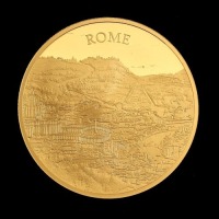 City Views Rome 2022 1kg Gold Proof Trial Piece