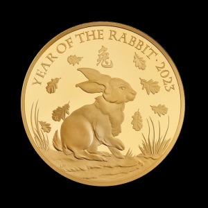 Lunar Year of the Rabbit 2023 1kg Gold Proof Trial Piece