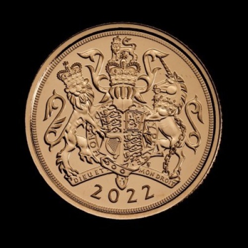 The Quarter Sovereign 2022 Bullion Gold Trial Piece