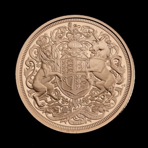 The Sovereign 2022 Gold Proof Trial Piece