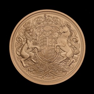 The Five Sovereign Piece 2022 Gold Brilliant Uncirculated Trial Piece