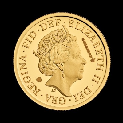 Six Pence 2022 UK Gold Proof Trial Piece