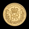 Six Pence 2022 UK Gold Proof Trial Piece - 2