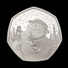 The Snowman and the Snowdog 2022 50p Silver Proof Trial Piece - 2