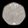 50 Years of Pride 2022 50p Silver Piedfort Proof Trial Piece - 2