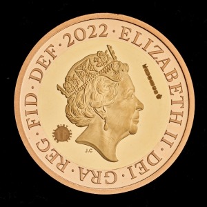 The Britannia 2022 £2 Gold Proof Trial Piece