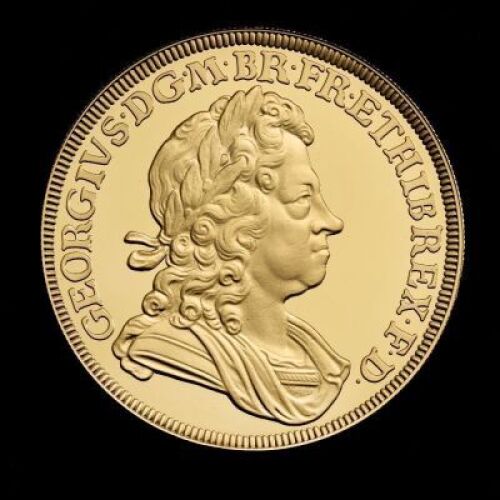 British Monarchs King George I 2022 5oz Gold Proof Trial Piece
