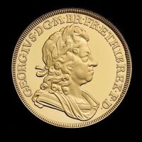 British Monarchs King George I 2022 5oz Gold Proof Trial Piece