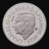 The 75th Birthday of His Majesty King Charles III 2023 &pound;5 Platinum Proof Trial Piece