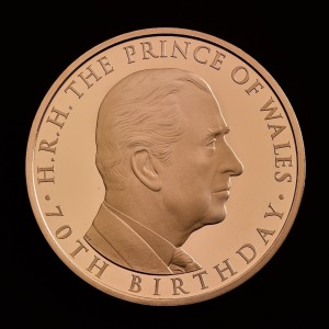 2018 The 70th Birthday of the Prince of Wales £5 Gold Proof Coin