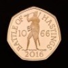 2019 The 50th Anniversary of the 50p Gold Proof Piedfort Five-Coin Set - British Military - 11