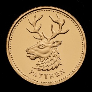 2004 Gold Proof £1 Heraldic Beasts four-coin set