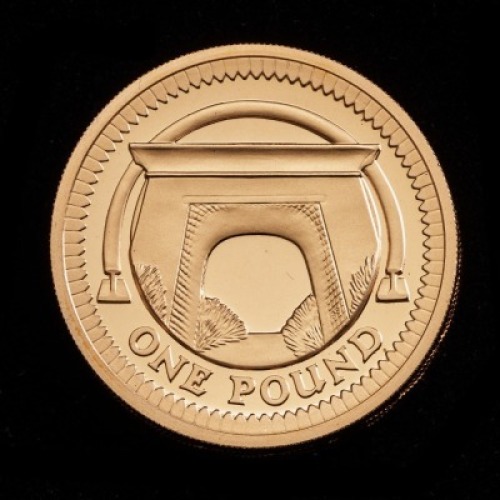 2006 Gold Proof &pound;1 Bridges Northern Ireland
