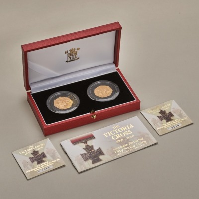 2006 Gold Proof 50P Victoria Cross Set