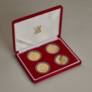 1987, 1997, 2001, 2007 Britannia Four 1oz Coin Design Set
