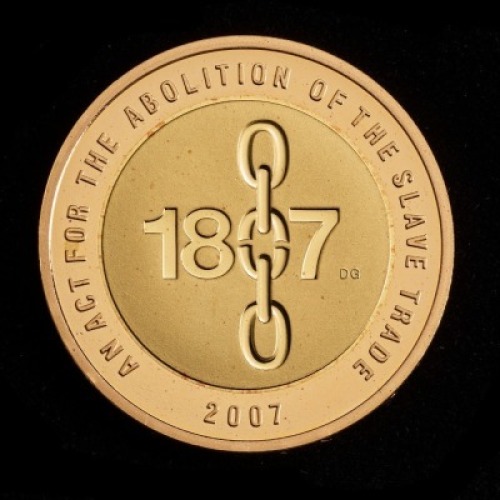 2007 Gold Proof &pound;2 200th Anniversary of the Abolition of the Slave Trade